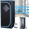 LOVMOR Portable Gothic Roof Plus Type Full Size Steam Sauna tent with Foldable Chair, Remote Control, Spa, Therapy & Relaxation at home - 3 of 4