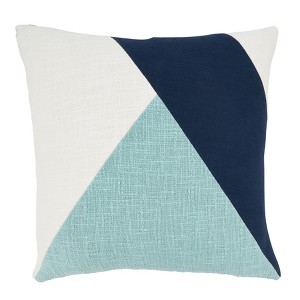 Saro Lifestyle Geometric Color Burst Down Filled Throw Pillow - 1 of 3