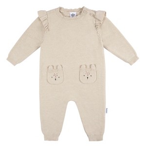 Gerber Baby and Toddler Girls' Sweater Knit Footless Romper - 1 of 4