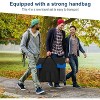 Costzon Giant 4-in-a-Row Game, Wooden Four Connect Set with Coins & Carry Bag, Classic Indoor/Outdoor Game for Adults & Kids, Backyard Party Toy - 2 of 4
