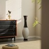 VYNXARIA 39-Inch Tall Standing Designer Floor Vase£¬Elegant Two£¬White and Black - 2 of 4