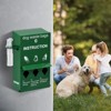 VEVOR Dog Poop Bag Dispenser with Hand Wash Bottle, Lockable Outdoor Dog Waste Bag Holder with 600 Waste Bags, Stake, Pole, Fence, Green - 2 of 4