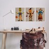 Stupell Industries Fun Halloween Friends 3pc Wall Plaque Art Set - 2 of 4