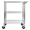 Oceanstar 3 Tier Heavy Duty All-Purpose Utility Cart - 3 of 4