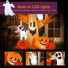 KTMBDW 7.5FT Halloween Inflatable Haunted Tree with Ghost & Owl & Pumpkins¨C Outdoor Spooky Blow Up Decor for Party, Haunted House - Waterproof - 3 of 4