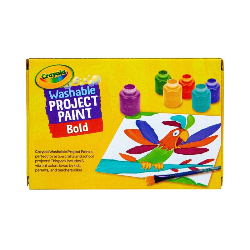 Crayola 6ct Washable Project Paint, 4 of 6