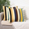 Unique Bargains Home Sofa Zippered Decorative Throw Pillow Covers 2 Pcs - 2 of 4