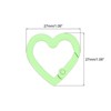 Unique Bargains Metal Heart Shape Handbag Spring Buckle Snap Hook Clip 15 Pcs - 2 of 4
