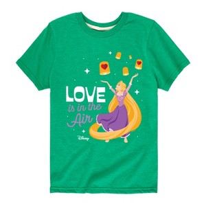 Girls' - Disney Princess - Love is in the Air Short Sleeve Graphic T-Shirt - 1 of 4