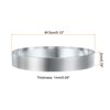 Unique Bargains Stainless Steel Seamless Nonstick Mirror Coating Round Cake Ring 2 Pcs - 2 of 4