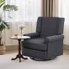Swivel Rocker Chair, Nursery Glider Chair, Nursery Rocking Chairs with Upholstered - 3 of 4