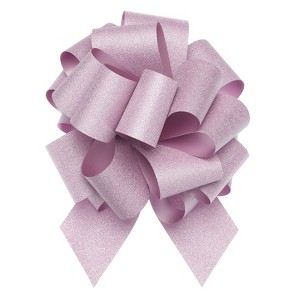 Unique Bargains Christmas Presents Bright Large Pull Bow Ribbons Glitter Gift Wrapping 10 Pcs - 1 of 4