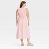 Women's Smocked Knit Maxi A-Line Dress - Universal Thread™ - image 2 of 3