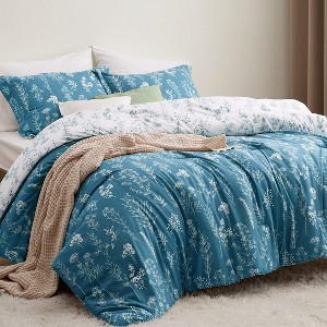 BAGOKIE Bedding Set with Comforter and Pillow Sham for All Season - 1 of 4