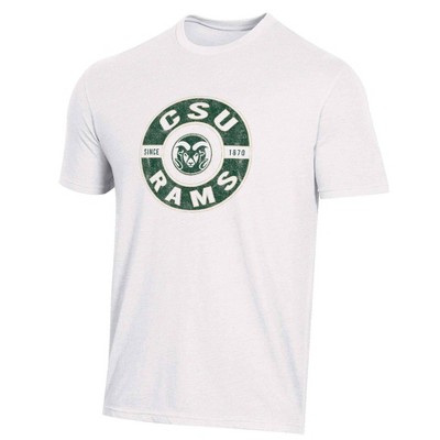 Ncaa Colorado State Rams Women's White Mesh Yoke T-shirt : Target