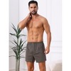 INSPIRE CHIC Men's Comfortable Breathable Cotton Mid-Waisted Striped Boxer Shorts - 2 of 4
