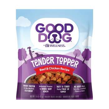 Good Dog by Wellness Tender Toppers Beef & Chicken Recipe Dry Dog Food - 0.75oz