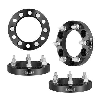 VEVOR Wheel Spacers, 1" 6"x5.5" Wheel Adapters, 6 Lug Forged Spacer, 108 mm Bore Hubcentric M12 x1.5 Studs Spacers, Fit for 1979-2022 Toyota