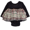 RuffleButts Baby Girls Velour & Tulle Long Sleeve Twirl Romper - 2 of 2