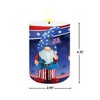 Briarwood Lane Everyday Flameless Candle 6x3 Patriotic Gnomes Flameless Candle with Timer for Everyday - 2 of 4
