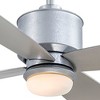 52" Minka Aire Industrial Indoor Outdoor Ceiling Fan with LED Light Remote Control Galvanized Opal Glass Wet Rated for Patio Barn - 3 of 4