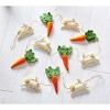 tag Bunny & Carrot Wool Felt Garland - 2 of 2