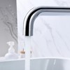 Sumerain Bathroom Wall Mount Bath Tub Faucet with High Flow,  Extra Long Spout, Chrome Finish - 4 of 4