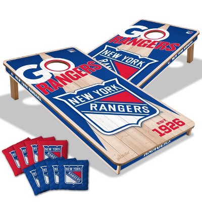 NHL New York Rangers 2'x4' Wood Toss Game Set
