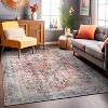 World Rug Gallery Traditional Distressed Machine Washable Area Rug - 2 of 4