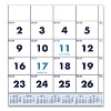 Recycled Three-Month Format Wall Calendar, Vertical Orientation, 8 x 17, White Sheets, 14-Month: Dec 2025 to Jan 2027 - 3 of 4