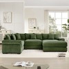 Oversized Cloud Modular Sectional Couch,Convertible Sectional Couches Deep Seat Extra-Wide Armrests - 2 of 4