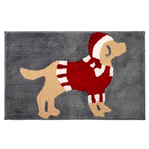 Avanti Linens Christmas Dog Rug - 1 of 3