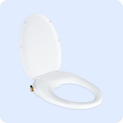Tushy Wave Non Eletric Bidet Toilet Seat  Dual Nozzle with Soft Close Cover