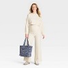 Cropped Maternity Sweatshirt - Isabel Maternity by Ingrid & Isabel™ Cream - 3 of 3
