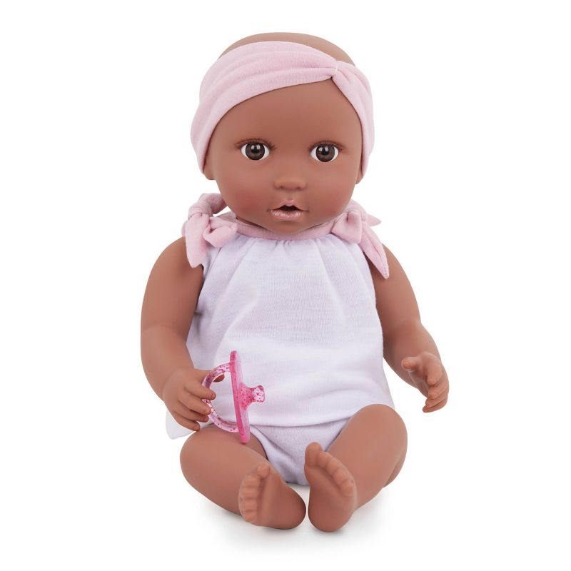 LullaBaby Doll With 2pc Outfit And Pink Pacifier, 1 of 10