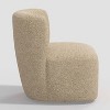 Neko Swivel Chair Cozy Faux Shearling - Threshold™: Comfortable Upholstered Reading & Accent Chair - 3 of 4