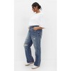 Women's Plus Size Harley Rochelle Straight Jean - blue grey | CITY CHIC - 2 of 4