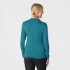 Wink Layers Women’s Long Sleeve Mock Neck Silky Tee - 2 of 4