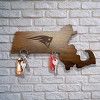 NFL New England Patriots Wooden Magnetic Keyholder - 2 of 4