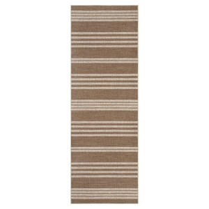 Modern Washable Living Room Rugs, Non Slip Stripped Lines Print Bedroom Carpet, Indoor Stain Resistant Floor Rugs for Dining Room Office - 1 of 4