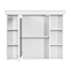 Chery Life 35'' x 28'' Wall Mounted Bathroom Storage Cabinet with Mirror Door, Medicine Cabinet with 6 Open Shelves - 3 of 4
