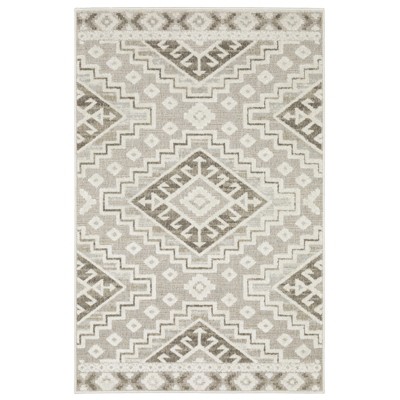 Oriental Weavers Tangier TAN03 Beige/ Brown Indoor Area Rug - 7'10" x 10'10"