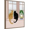 Amanti Art Window Cats by Tara Royle Framed Wall Art Print - 2 of 4