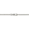 Black Bow Jewelry 2.3mm Sterling Silver, Solid Beaded Chain Necklace - 4 of 4