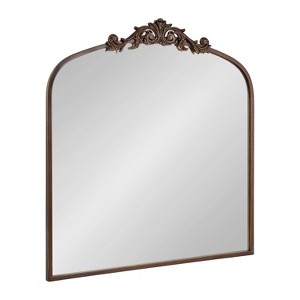 Kate & Laurel All Things Decor 28"x30" Arendahl Traditional Arch Mirror Bronze - 1 of 4