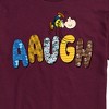 Men's - Peanuts - Aaugh Pattern Charlie Brown Short Sleeve Graphic T-Shirt - 2 of 4