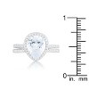 Slickblue Stunning Princess Cut Solitaire Ring for Women, Rhodium Plated, 2.5 Carat, Sizes 5-10 - 4 of 4