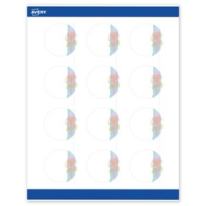 Avery Round Labels, Floral Design, 2" Diameter, 120 Total - 1 of 4