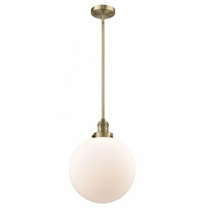 Beacon - 1 Light Stem Hung Mini Pendant In Industrial Style-15 Inches Tall and 12 Inches Wide - 1 of 1
