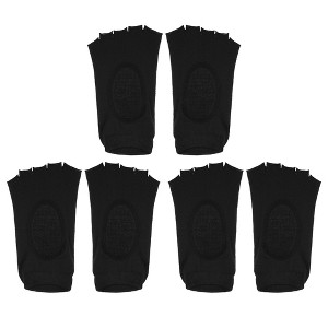 Unique Bargains Women's Non-Slip Yoga Pilates Barre Ballet Five Toe Socks with Grips - 1 of 4